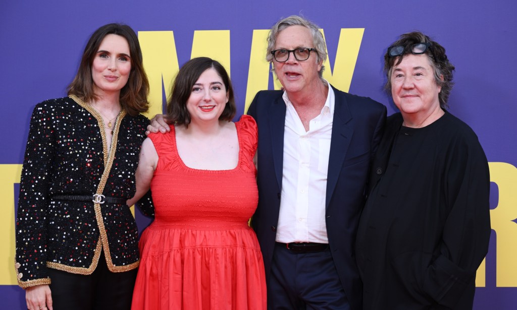 May December production team. Sophie Mas (L), Samy Burch, Todd Haynes and Christine Vachon (R