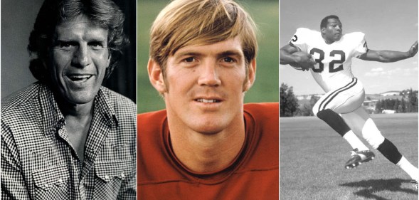 Photo shows NFL players Dave Kopay, Jerry Smith and Ray McDonald in a collage format