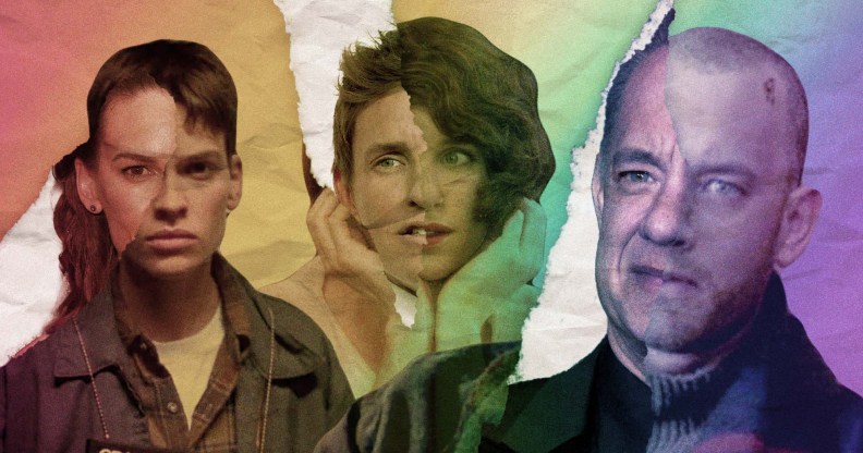 Hilary Swank, Eddie Redmayne and Tom Hanks