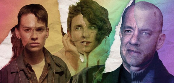 Hilary Swank, Eddie Redmayne and Tom Hanks
