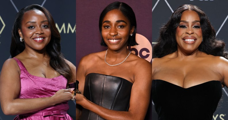 Quinta Brunson (L), Ayo Edebiri and Niecy Nash-Betts (R) are blazing a trail in the TV industry.