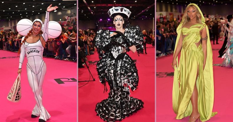 Pangina Heals, Cheddar Gorgeous and Cara Melle at RuPaul's DragCon UK 2024