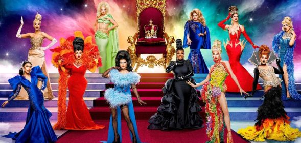 The cast of RuPaul's Drag Race UK vs. The World season 2.