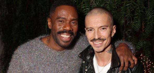 Rustin star Colman Domingo and his husband, film producer Raúl Domingo.