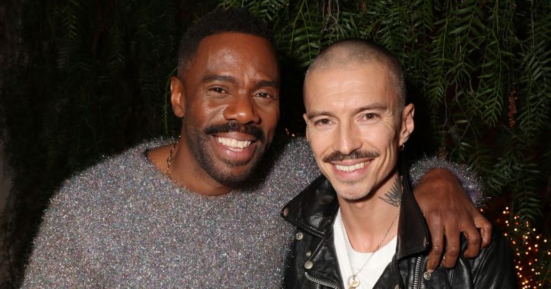 Rustin star Colman Domingo and his husband, film producer Raúl Domingo.