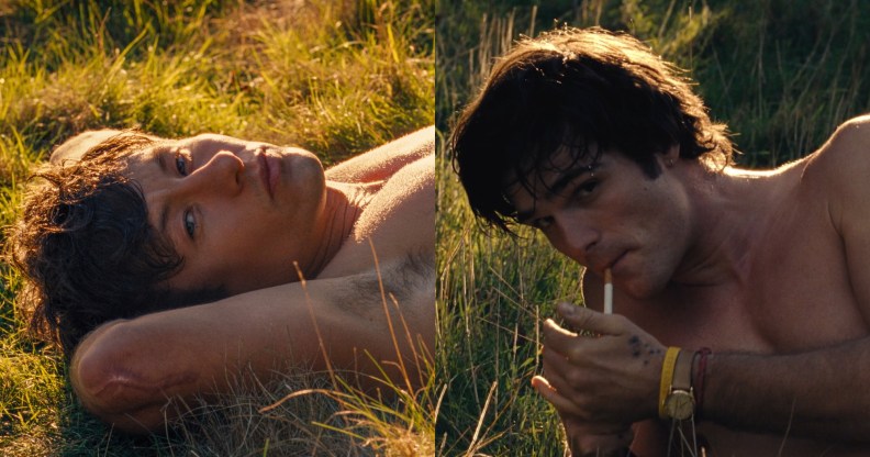 Barry Keoghan and Jacob Elordi in Saltburn.