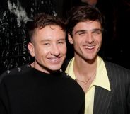 Barry Keoghan (left) and Jacob Elordi (right) smiling.