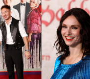 Barry Keoghan and Sophie Ellis Bextor attend the premiere of Saltburn