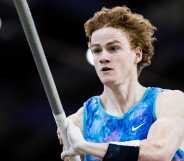 Shawn Barber competing