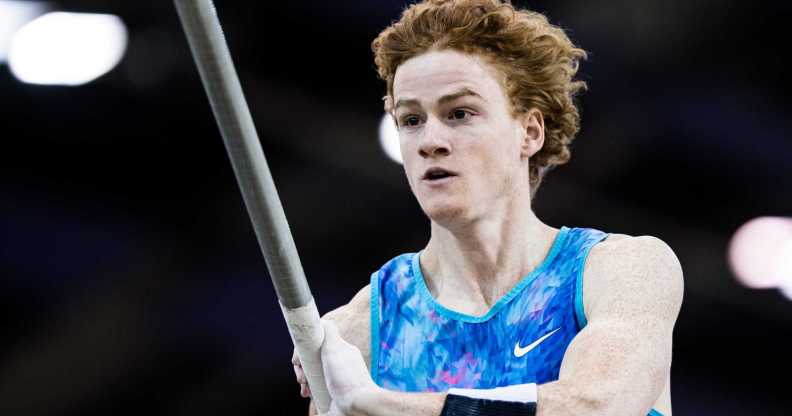 Shawn Barber competing