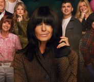 Claudia Winkleman in a promotional image for the Traitors season two.