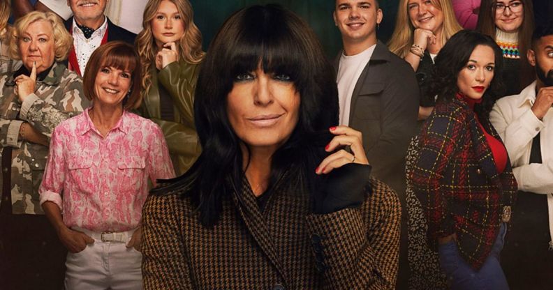 Claudia Winkleman in a promotional image for the Traitors season two.