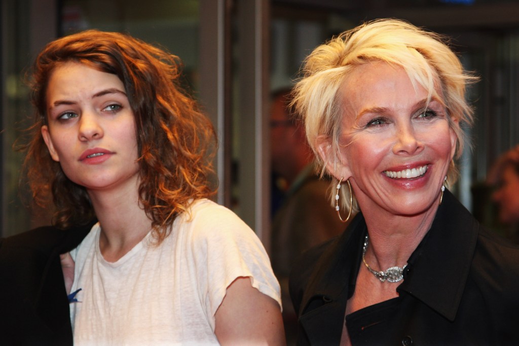 Trudie Styler (R), wife of musician Sting, and their daughter Coco Sumner.  