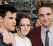 Twilight stars Taylor Lautner, Kristen Stewart, and Robert Pattinson