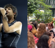 The singer has taken his world tour to Australia. (Chiaki Nozu/WireImage/TikTok/@teganelynn)