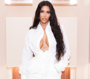 Kim Kardashian has sparked backlash among her followers after posting on TikTok. (Presley Ann / Stringer/Getty)
