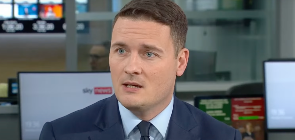 Labour MP and shadow health secretary Wes Streeting on Sky News