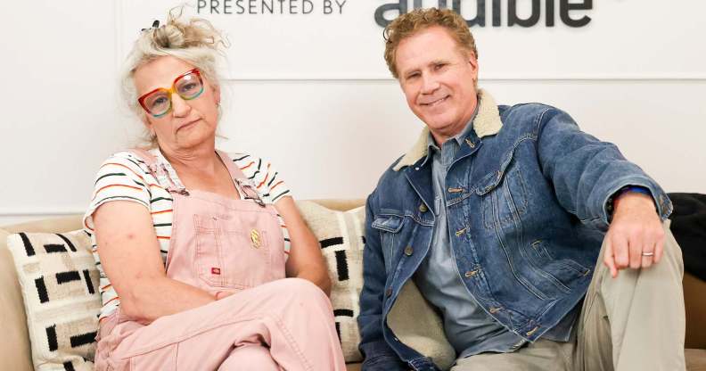 Harper Steele and Will Ferrell at the Sundance Film Festival premiere of 'Will & Harper'