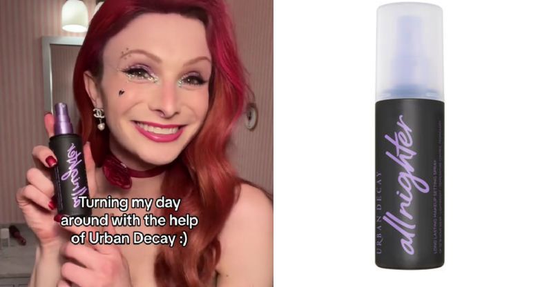 Dylan Mulvaney uses this Urban Decay product for her "next level" looks. (TikTok/urbandecay.com)