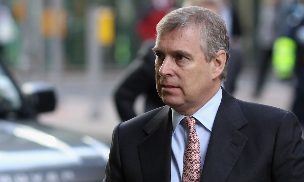 A picture of Prince Andrew wearing a suite and tie as he faces increasing pressure after a series of damaging revelations about him, including his friendship with Jeffrey Epstein