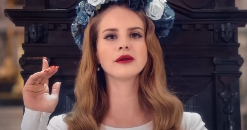 A still from Lana Del Rey's Born To Die music video.