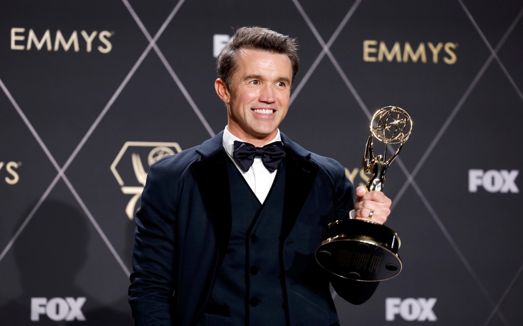 Rob McElhenney won an Emmy for 'Welcome To Wrexham'