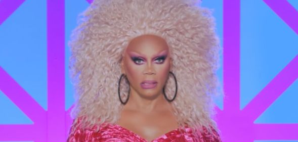 RuPaul in the most recent episode of Drag Race UK vs The World.