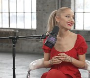 Ariana Grande has confirmed that she has re-worked one of her leaked songs. (Zach Sang Show/YouTube)