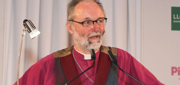 The Right Reverend Dr Alan Wilson, the Bishop of Buckingham, speaking at the PinkNews Awards