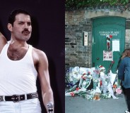 Freddie Mercury and his Garden Lodge home.