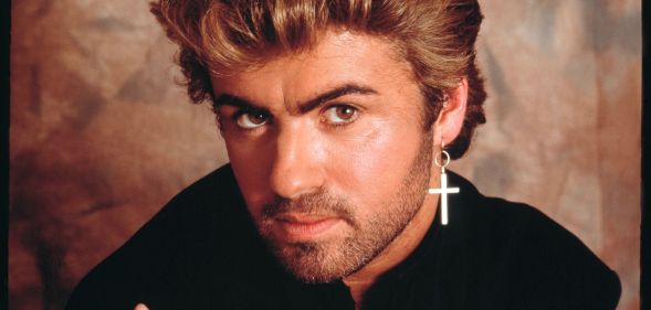 A headshot of George Michael from the late 1980s.