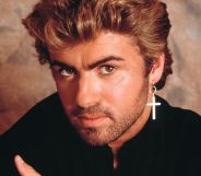 A headshot of George Michael from the late 1980s.