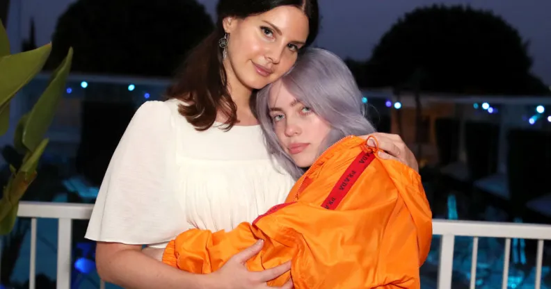 Lana Del Rey embraces Billie Eilish