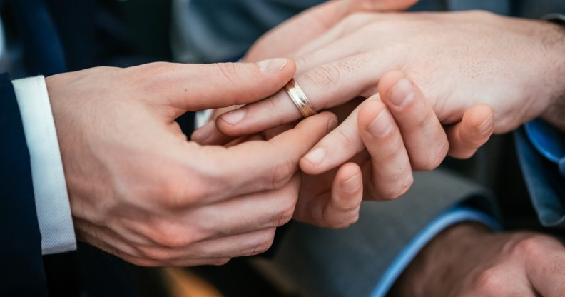 The law allows public officials to refuse to marry anyone at their discretion. (Stock image/Getty)