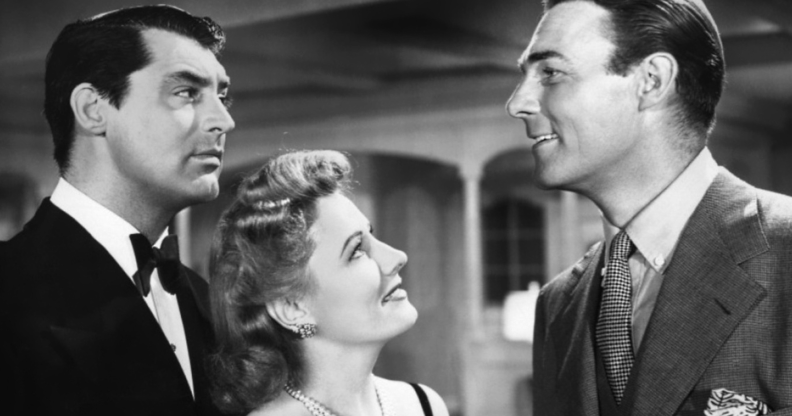 Irene Dunne, Cary Grant and Randolph Scott