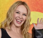 Kylie Minogue attends the Los Angeles Premiere Of Paramount Pictures "Bob Marley: One Love" in Los Angeles