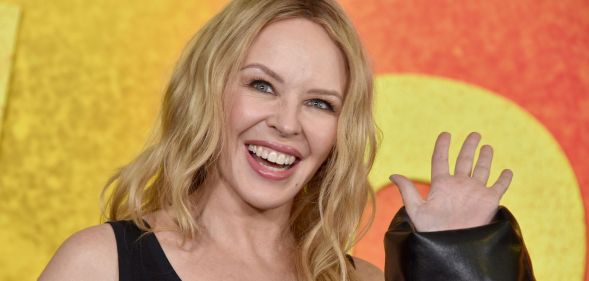 Kylie Minogue attends the Los Angeles Premiere Of Paramount Pictures "Bob Marley: One Love" in Los Angeles