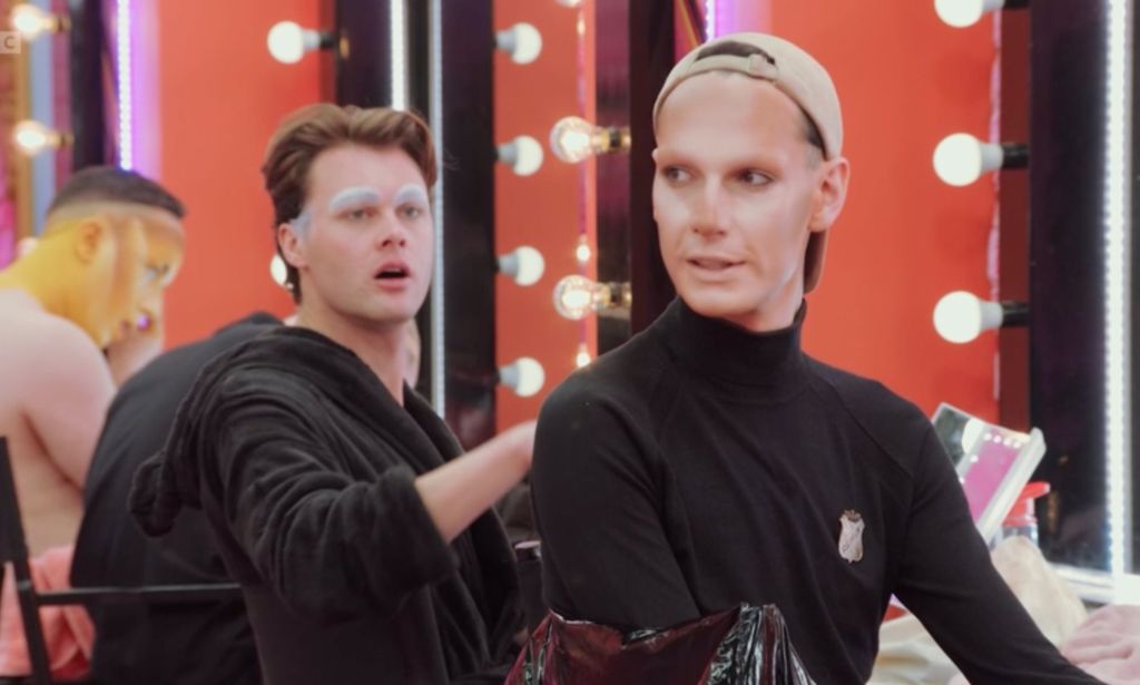 La Grande Dame tells her fellow Drag Race UK vs The World queens about a homophobic hate crime she was subjected to.