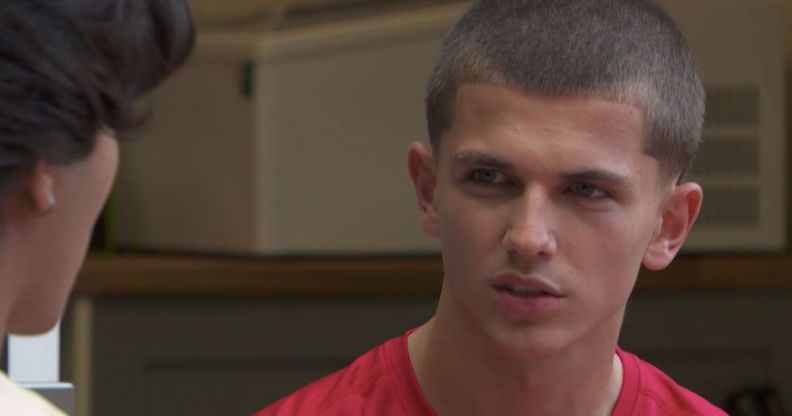 Hollyoaks character Lucas Hay.