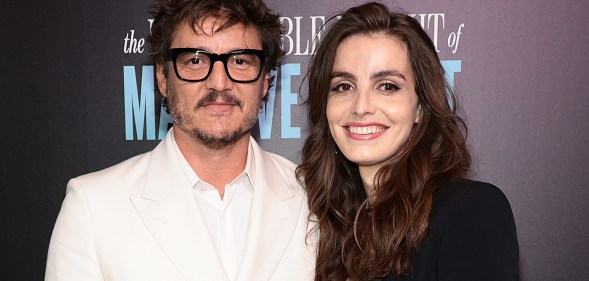 NEW YORK, NEW YORK - APRIL 10: Pedro Pascal and Lux Pascal attend "The Unbearable Weight Of Massive Talent" New York Screening at Regal Essex Crossing on April 10, 2022 in New York City. (Photo by Dimitrios Kambouris/Getty Images)