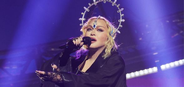 Madonna at the Celebration Tour.