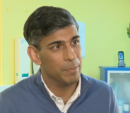 Rishi Sunak speaking about a trans jib made in parliament in front of Brianna Ghey's mother on Sky News.