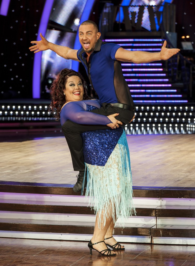 Lisa Riley and Robin Windsor on Strictly Come Dancing.