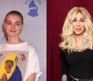 Sinead O'Connor and Cher