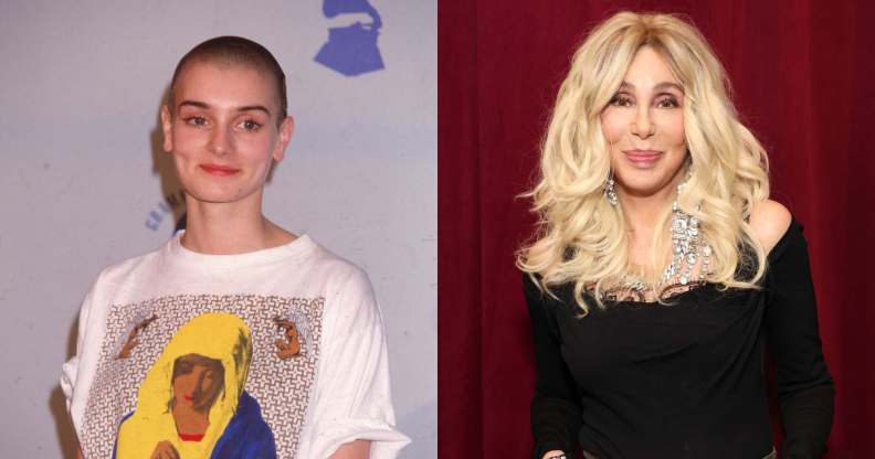 Sinead O'Connor and Cher