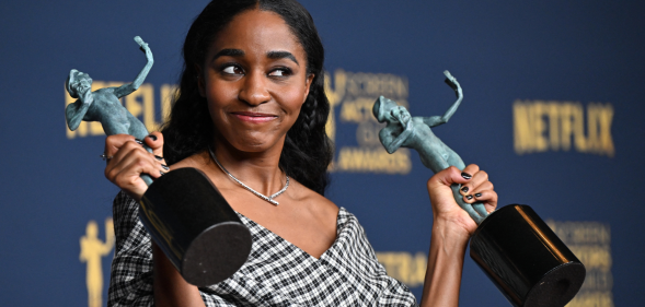 The actor has been praised following the SAG Awards interview. (Getty)