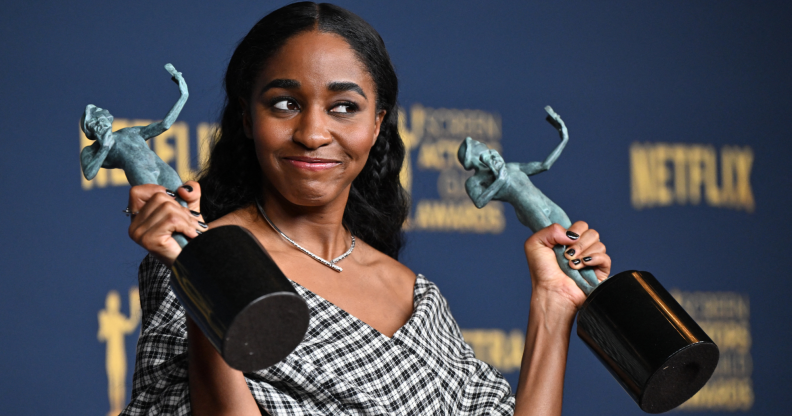 The actor has been praised following the SAG Awards interview. (Getty)