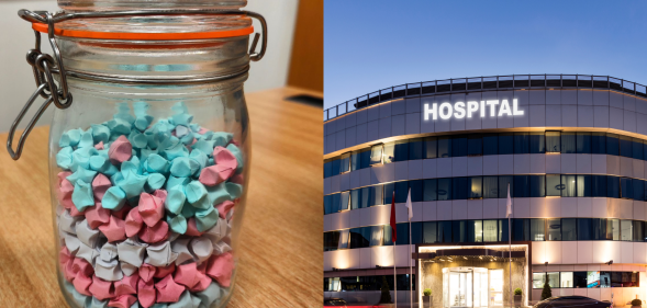 The trans patient made one star for every fellow patient during their two-week hospital stay. (@ioannisntanos/Instagram/Getty)