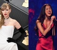 If Rodrigo's performance was anything to go by, Swift gave the star nothing but support. (Gilbert Flores/Billboard/Valerie Macon / AFP/Getty Images)