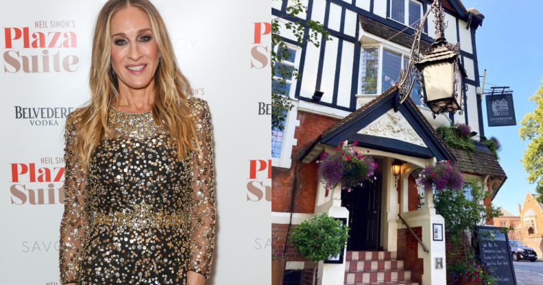 The actor has been spotted at the North London venue. (Getty/@thegatehousen6/Instagram)